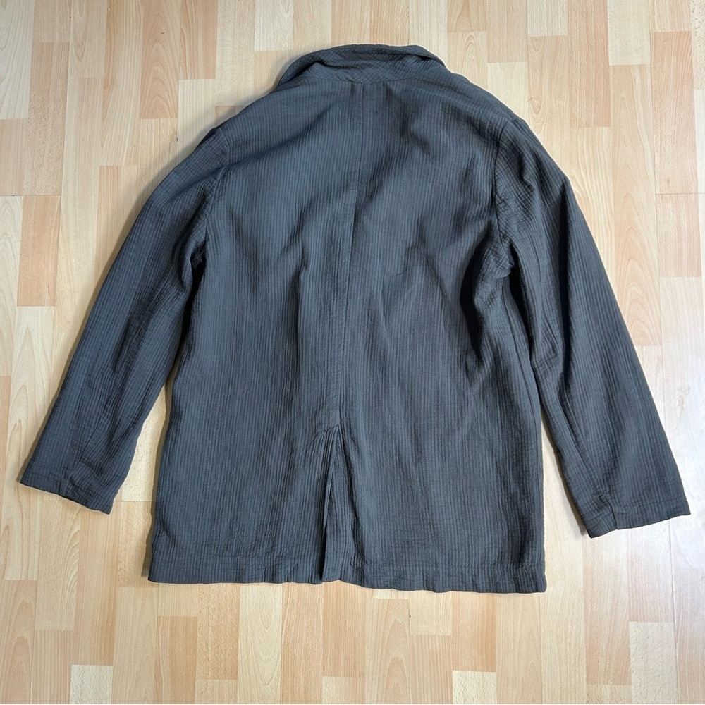 Free People Rowan Blazer Army Green Large Preppy Fall Boho - Picture 11 of 15